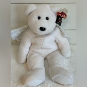 White Angel Bear Plush TY
